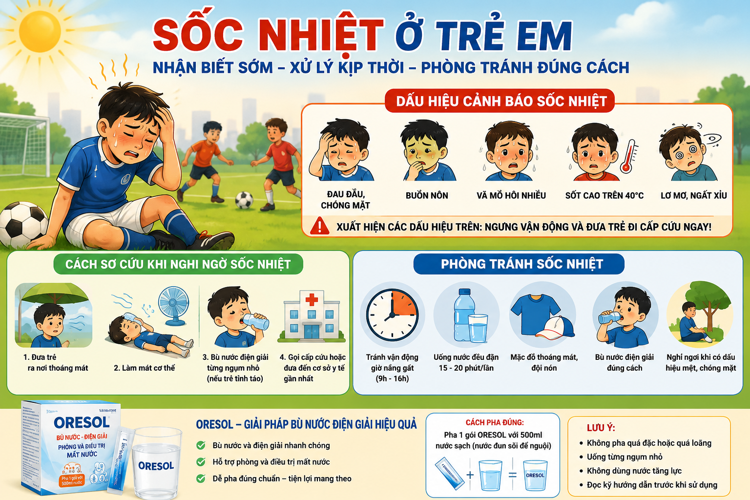 Sốc nhiệt ở trẻ em