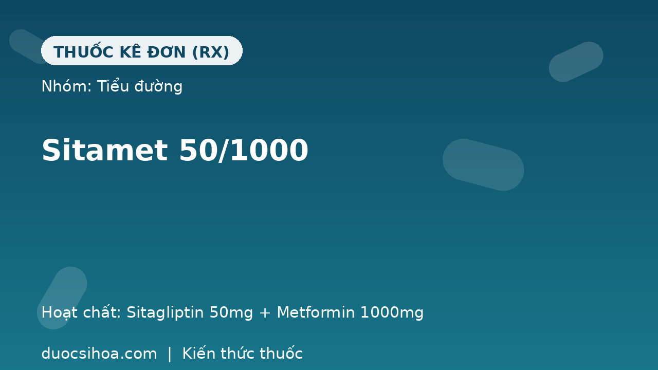 Thuốc Sitamet